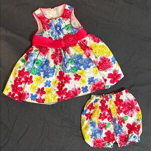American Princess Floral Dress with Bloomers